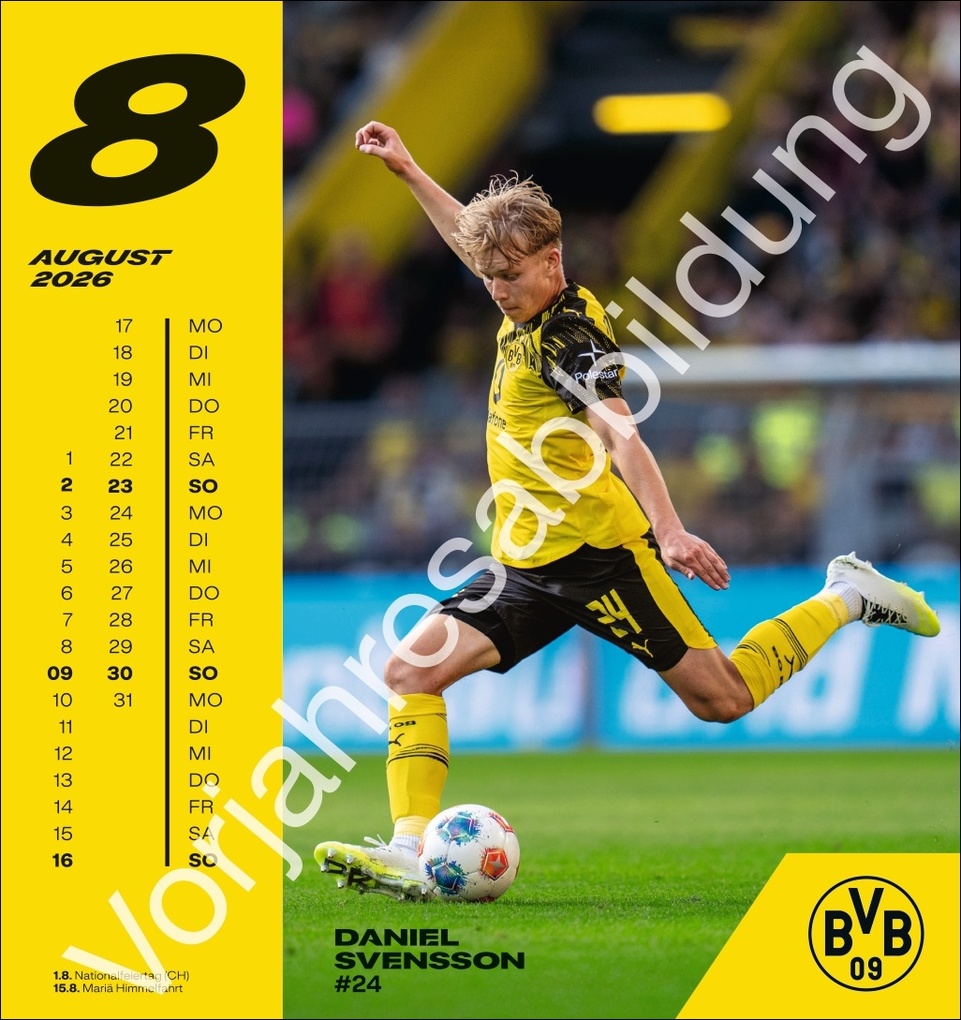 Weitere Ansicht: BVB Postkartenkalender 2027