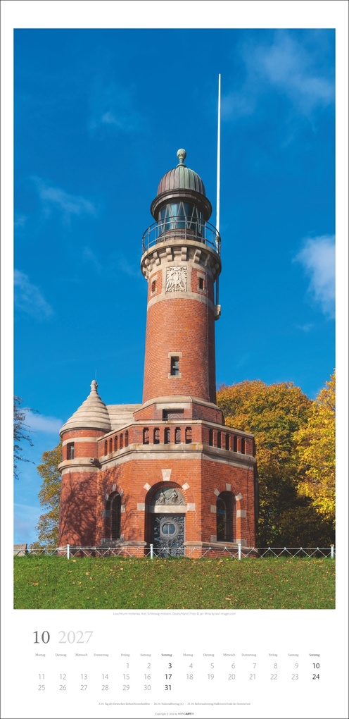 Weitere Ansicht: Leuchttürme Kalender 2027