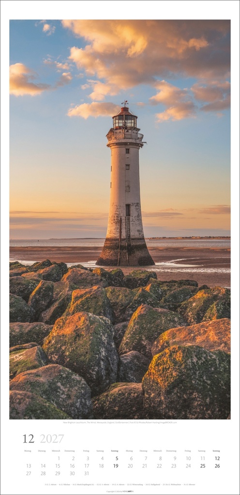 Weitere Ansicht: Leuchttürme Kalender 2027