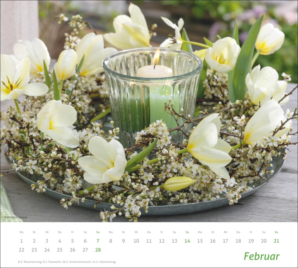 Weitere Ansicht: times&more Blumen Bildkalender 2027