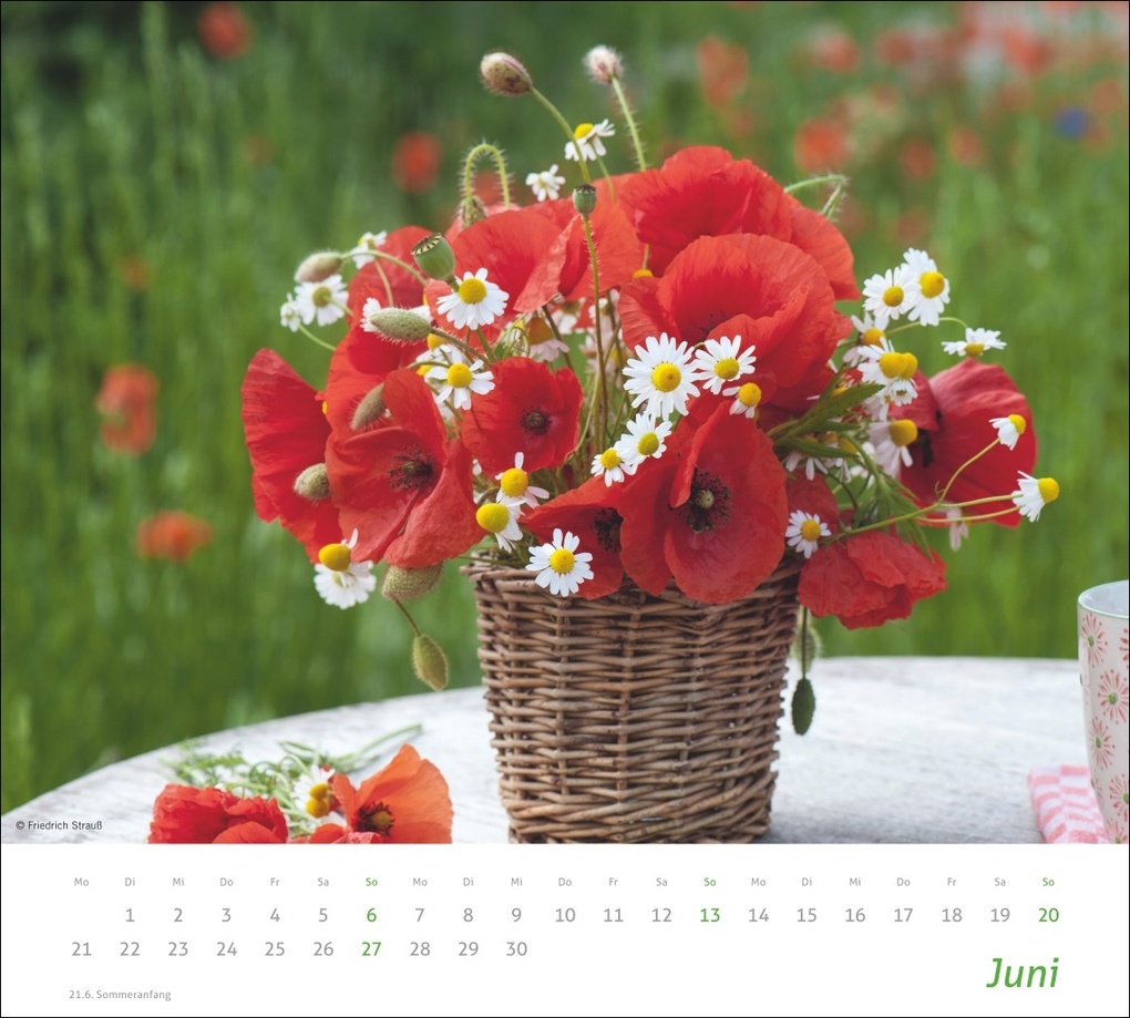 Weitere Ansicht: times&more Blumen Bildkalender 2027