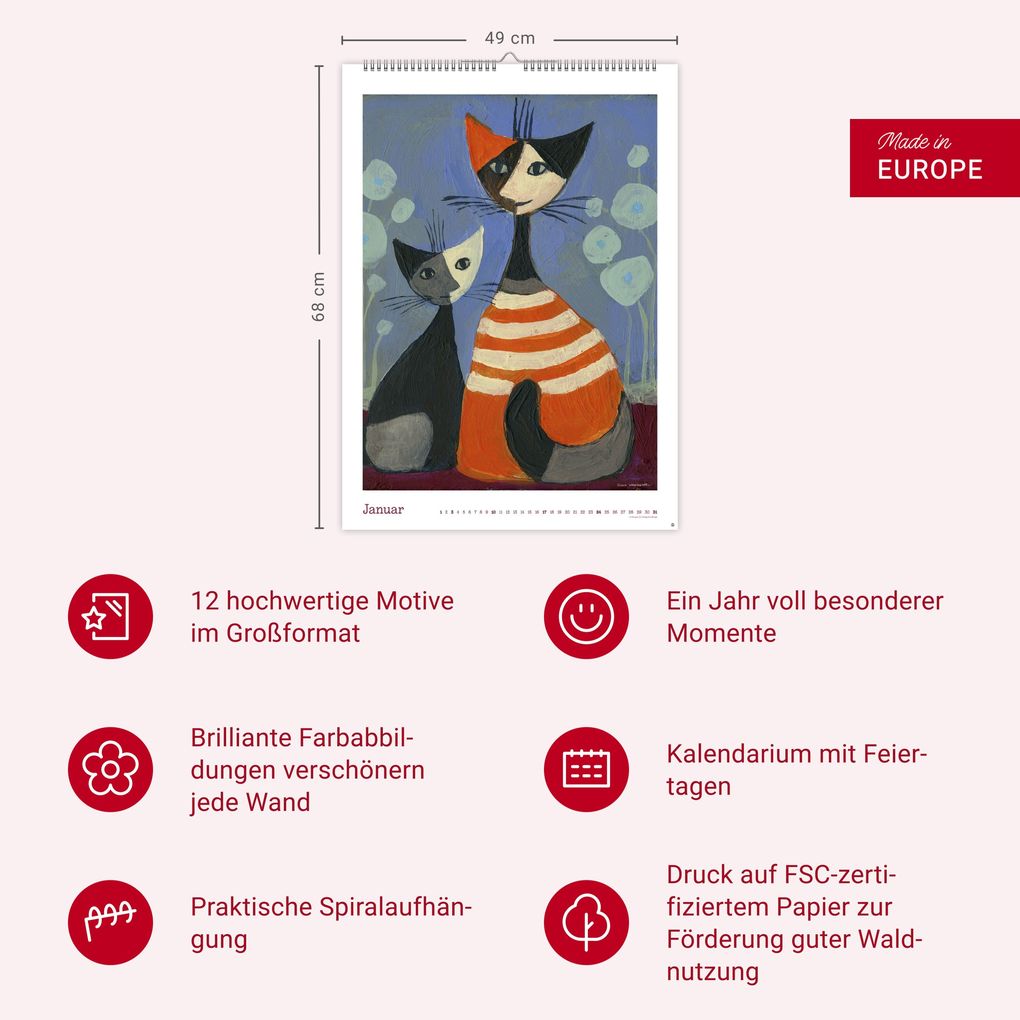 Weitere Ansicht: Rosina Wachtmeister Edition Kalender 2027 | Rosina Wachtmeister