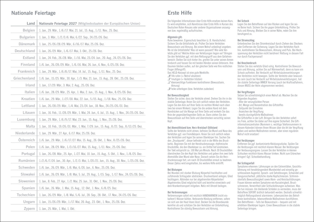 Weitere Ansicht: times&more Grün Kalenderbuch 2027