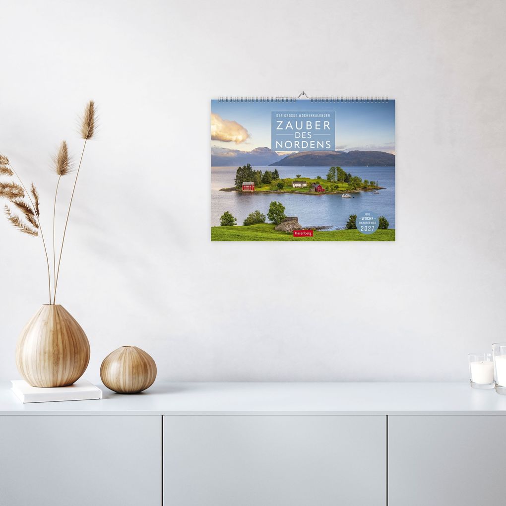 Weitere Ansicht: Zauber des Nordens Großer Wochenkalender 2027 - Jede Woche ein neues Bild