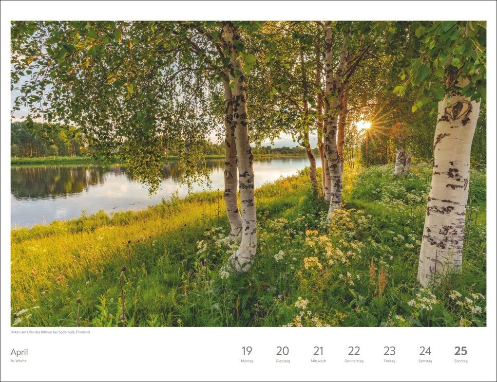 Weitere Ansicht: Zauber des Nordens Großer Wochenkalender 2027 - Jede Woche ein neues Bild