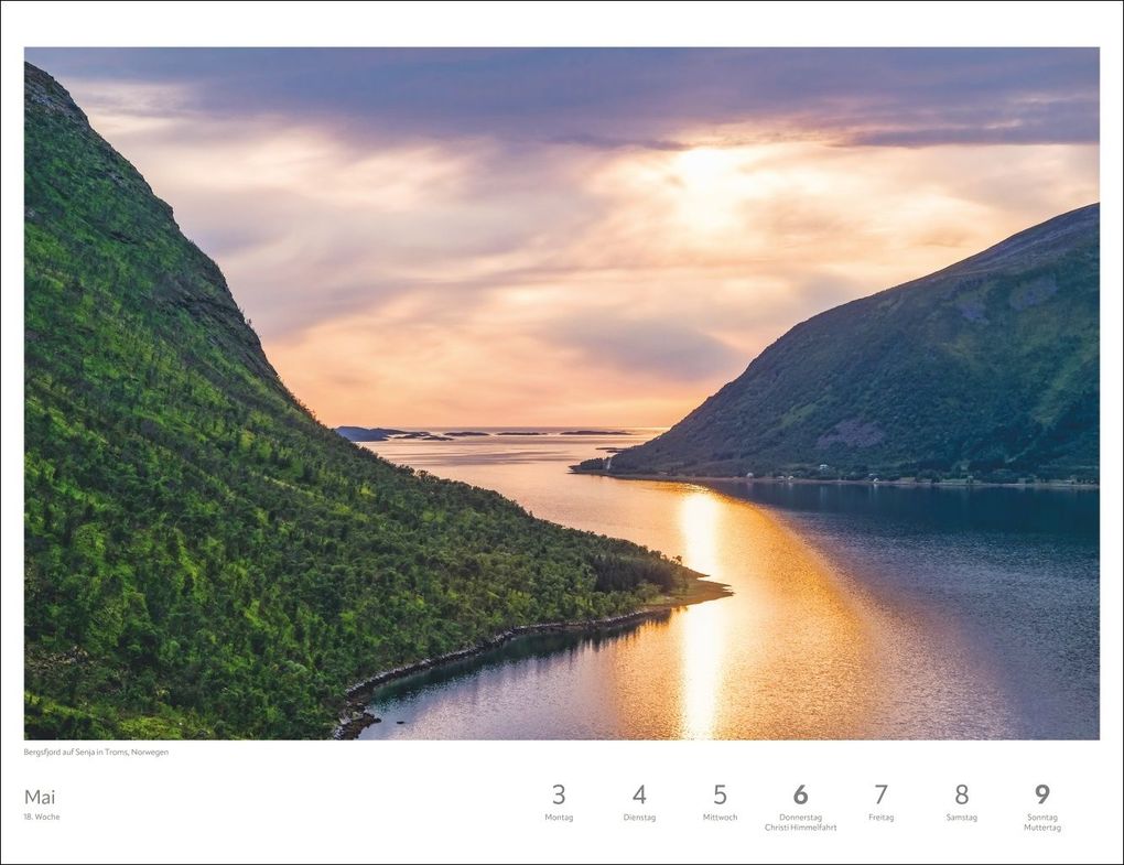 Weitere Ansicht: Zauber des Nordens Großer Wochenkalender 2027 - Jede Woche ein neues Bild
