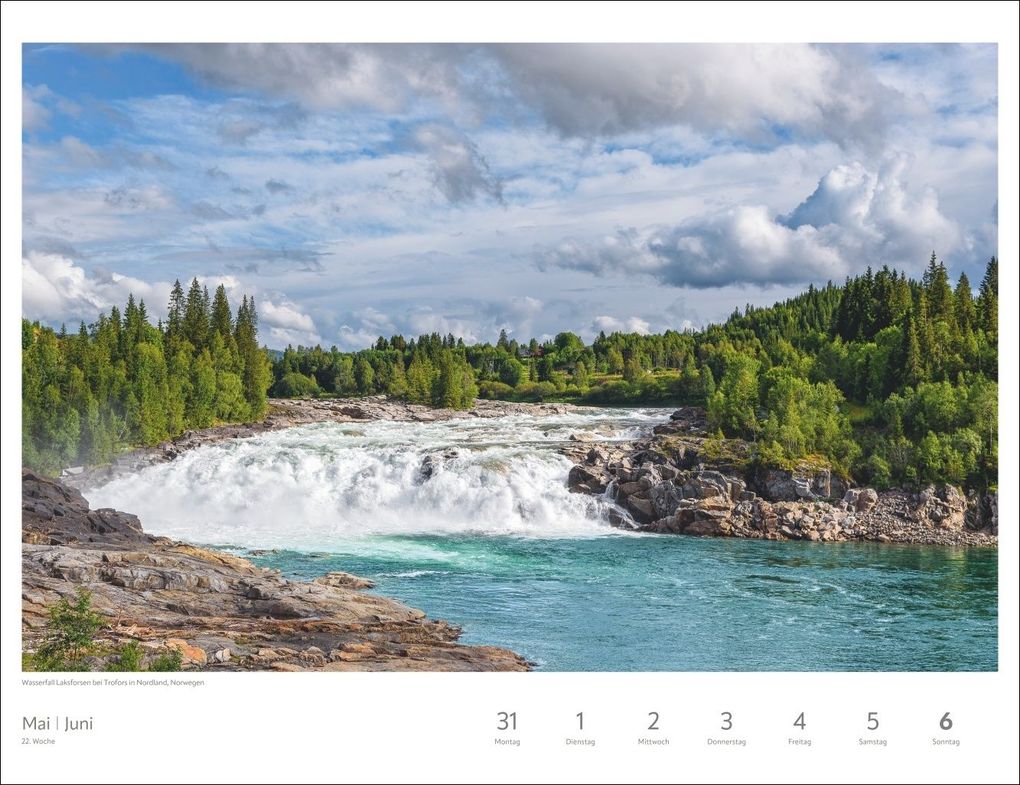 Weitere Ansicht: Zauber des Nordens Großer Wochenkalender 2027 - Jede Woche ein neues Bild