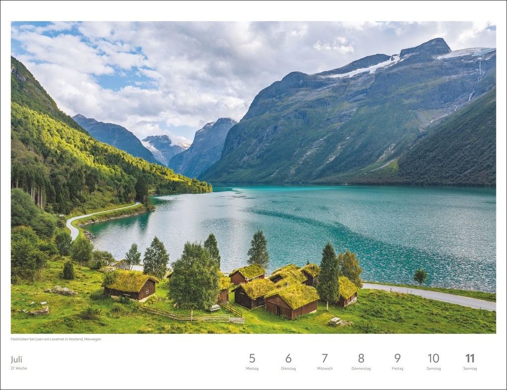 Weitere Ansicht: Zauber des Nordens Großer Wochenkalender 2027 - Jede Woche ein neues Bild