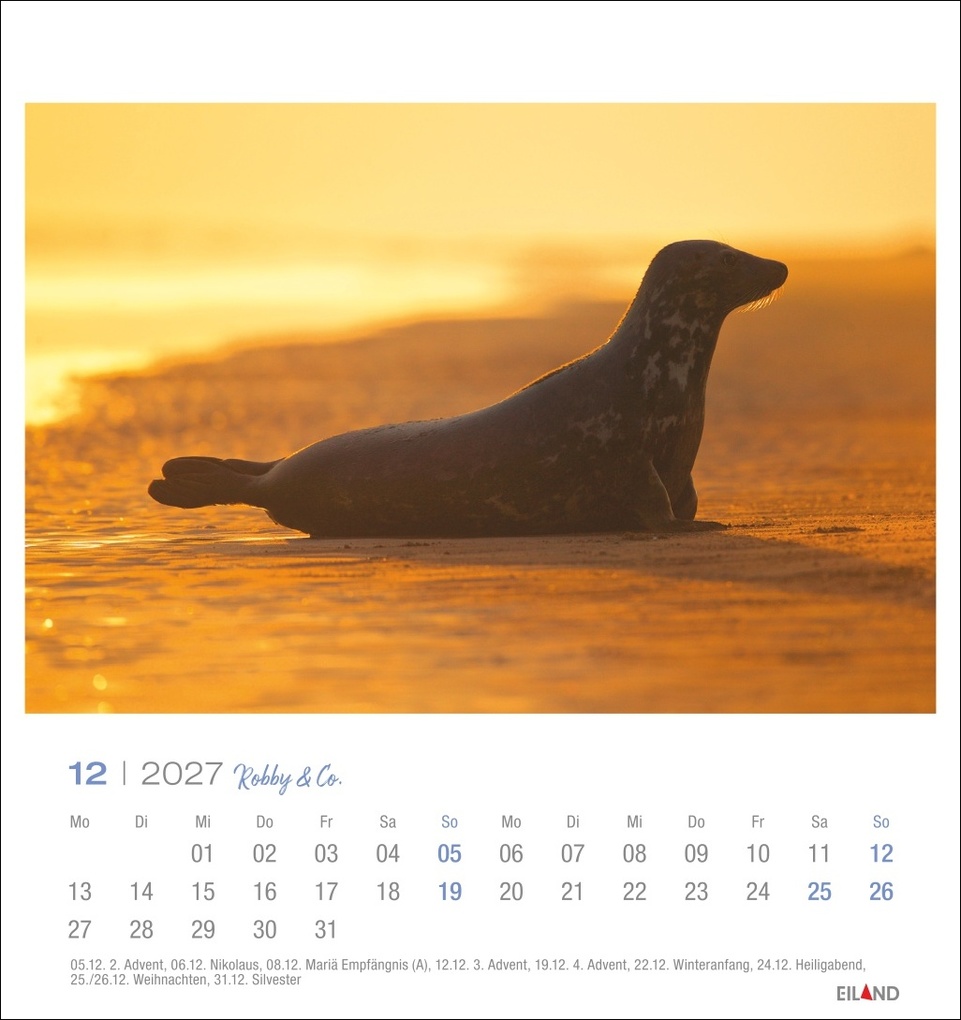 Weitere Ansicht: Robby & Co. Postkartenkalender 2027