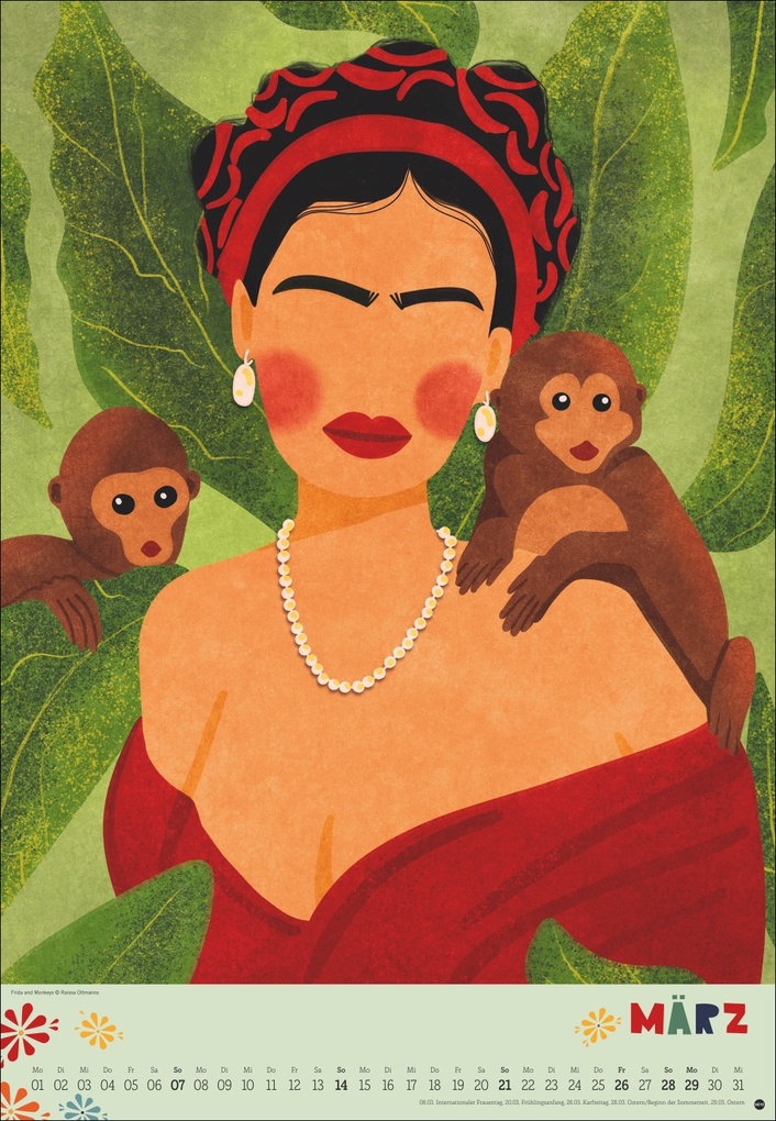 Weitere Ansicht: Frida Posterkalender 2027