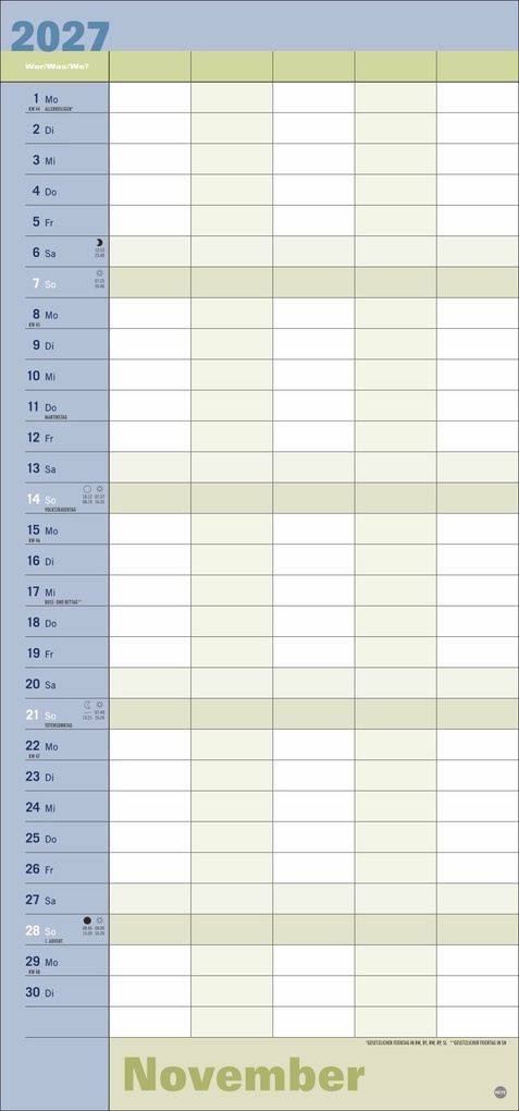 Weitere Ansicht: Allroundplaner 2027