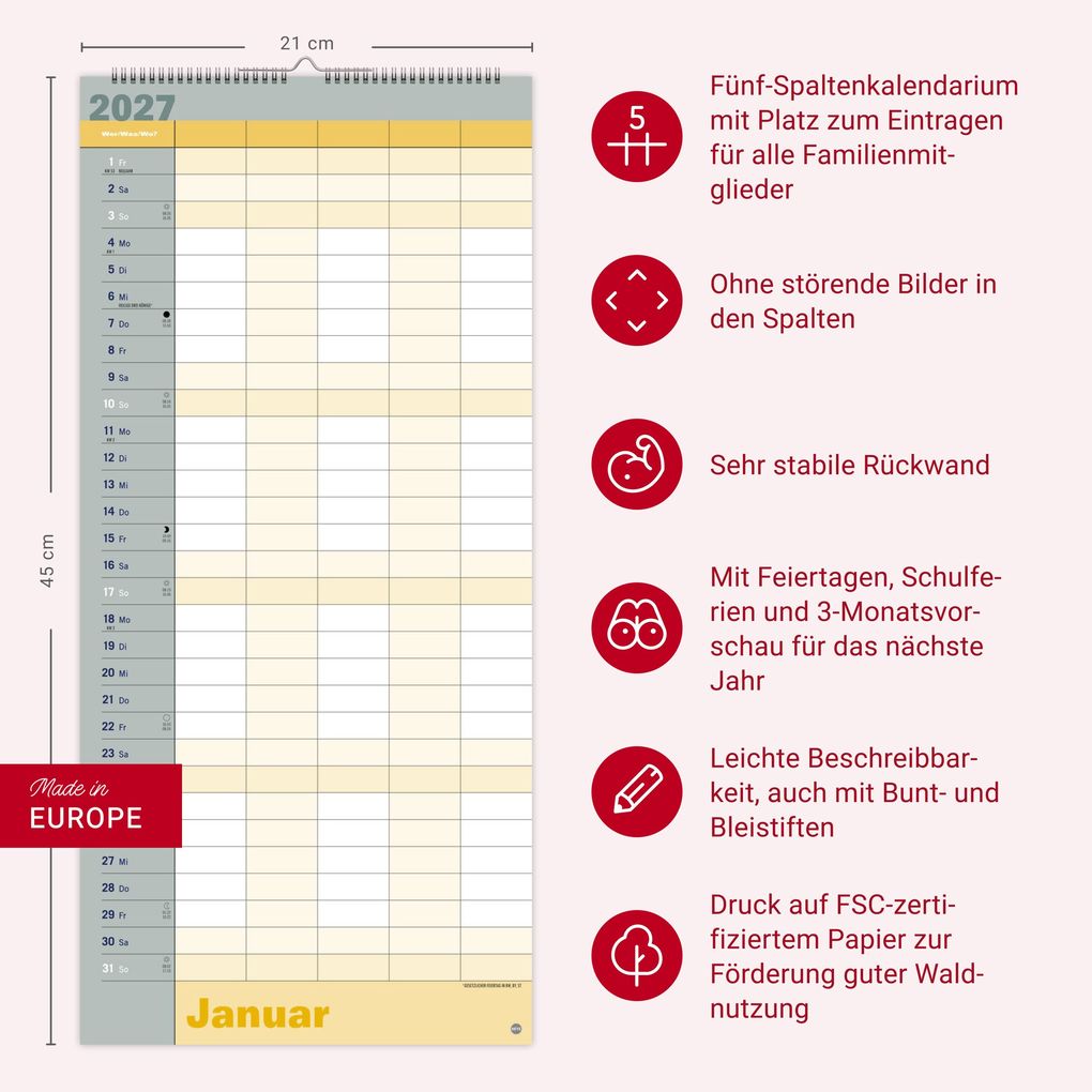 Weitere Ansicht: Allroundplaner 2027