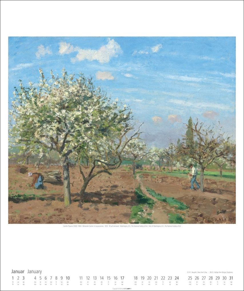 Weitere Ansicht: Impressionismus Kalender 2027 | Edgar Degas, Edouard Manet, Claude Monet
