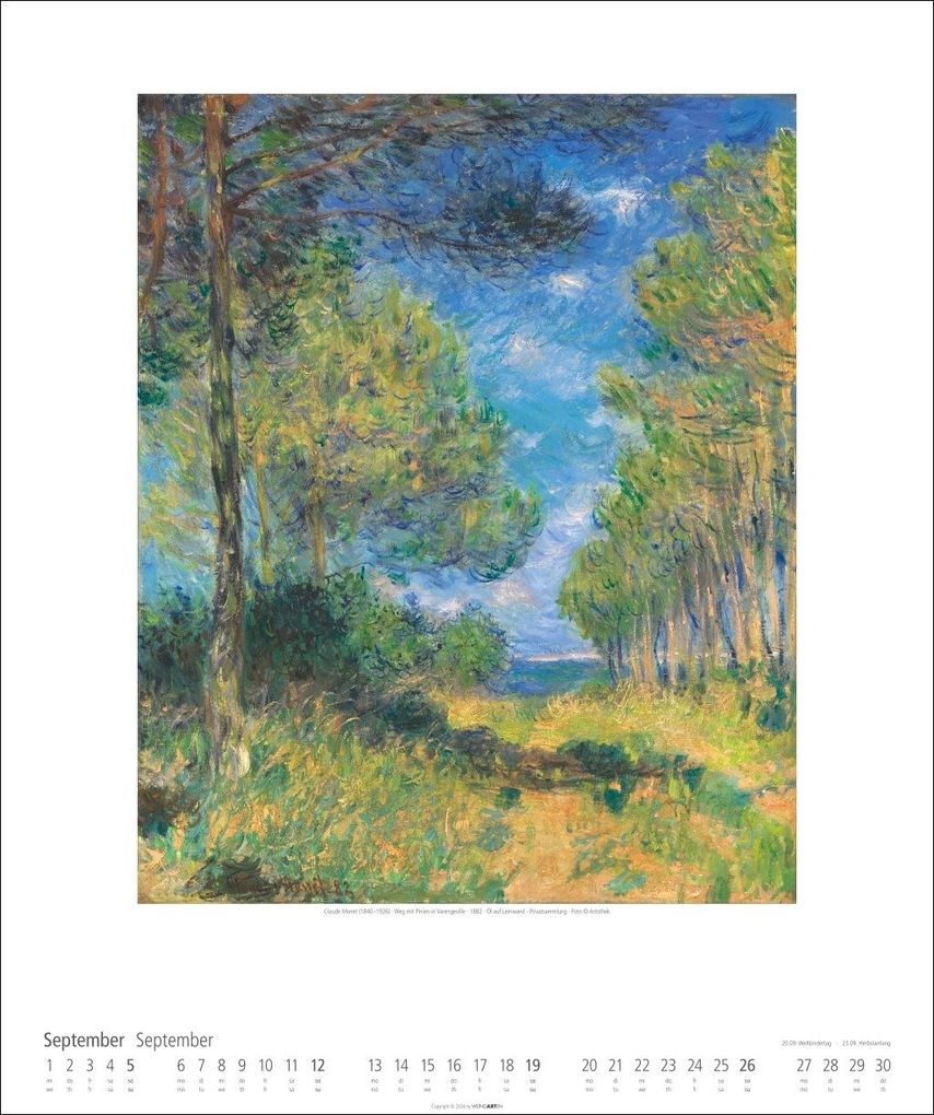Weitere Ansicht: Impressionismus Kalender 2027 | Edgar Degas, Edouard Manet, Claude Monet