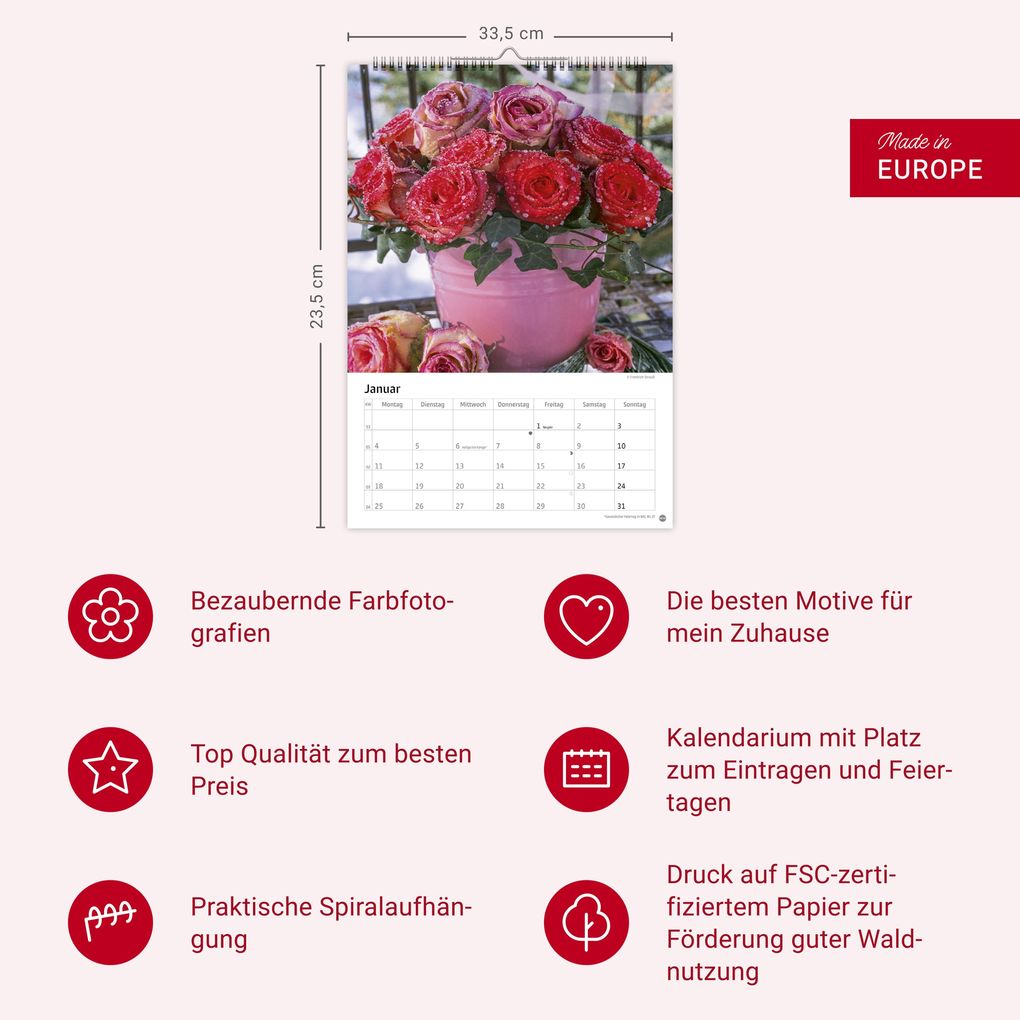 Weitere Ansicht: Rosenpracht Kalender 2027