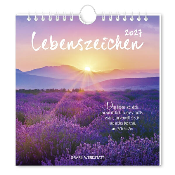 Produktbild: Postkartenkalender 2027 Lebenszeichen