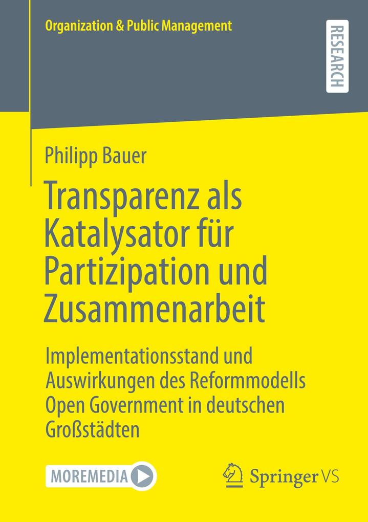 Produktbild: Transparenz als Katalysator für Partizipation und Zusammenarbeit | Philipp Bauer