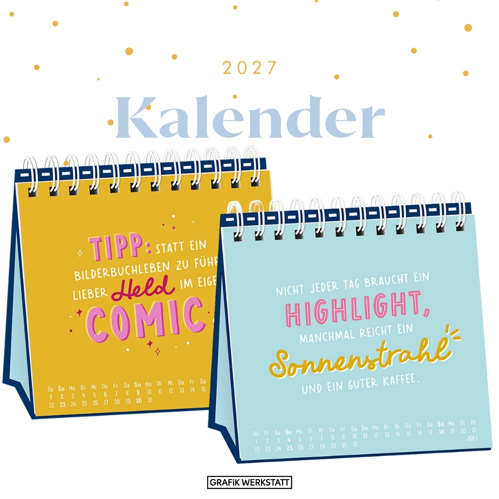 Weitere Ansicht: Tischkalender 2027 Nimm dir Zeit