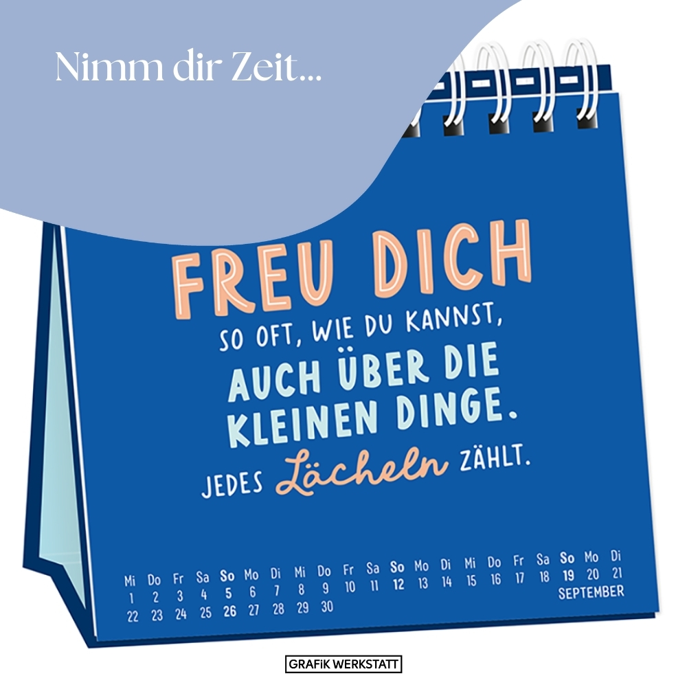Weitere Ansicht: Tischkalender 2027 Nimm dir Zeit