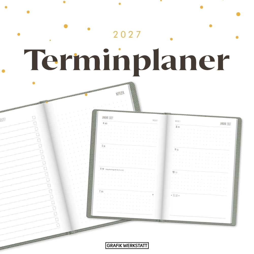 Weitere Ansicht: Terminplaner NatureArt 2027 Spruch