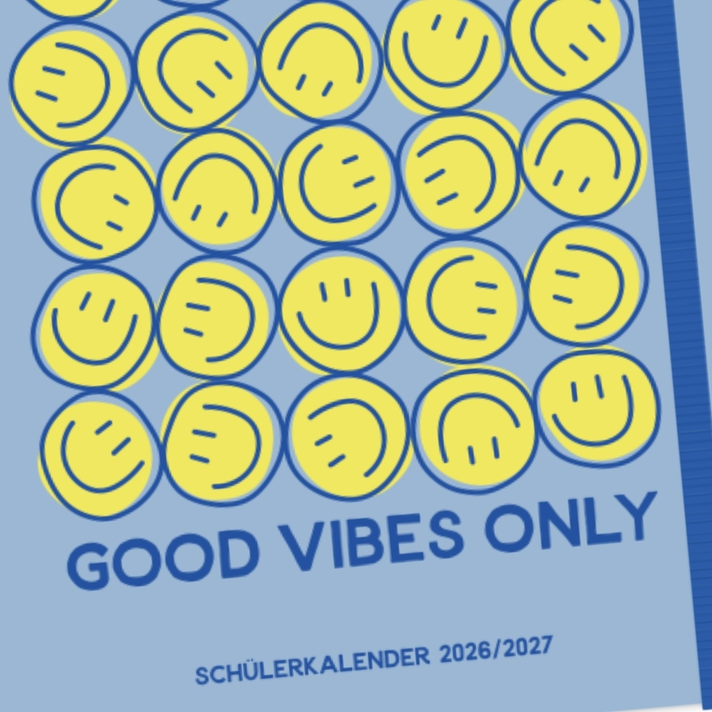 Weitere Ansicht: Schülerkalender 2026 / 2027 Good Vibes Only