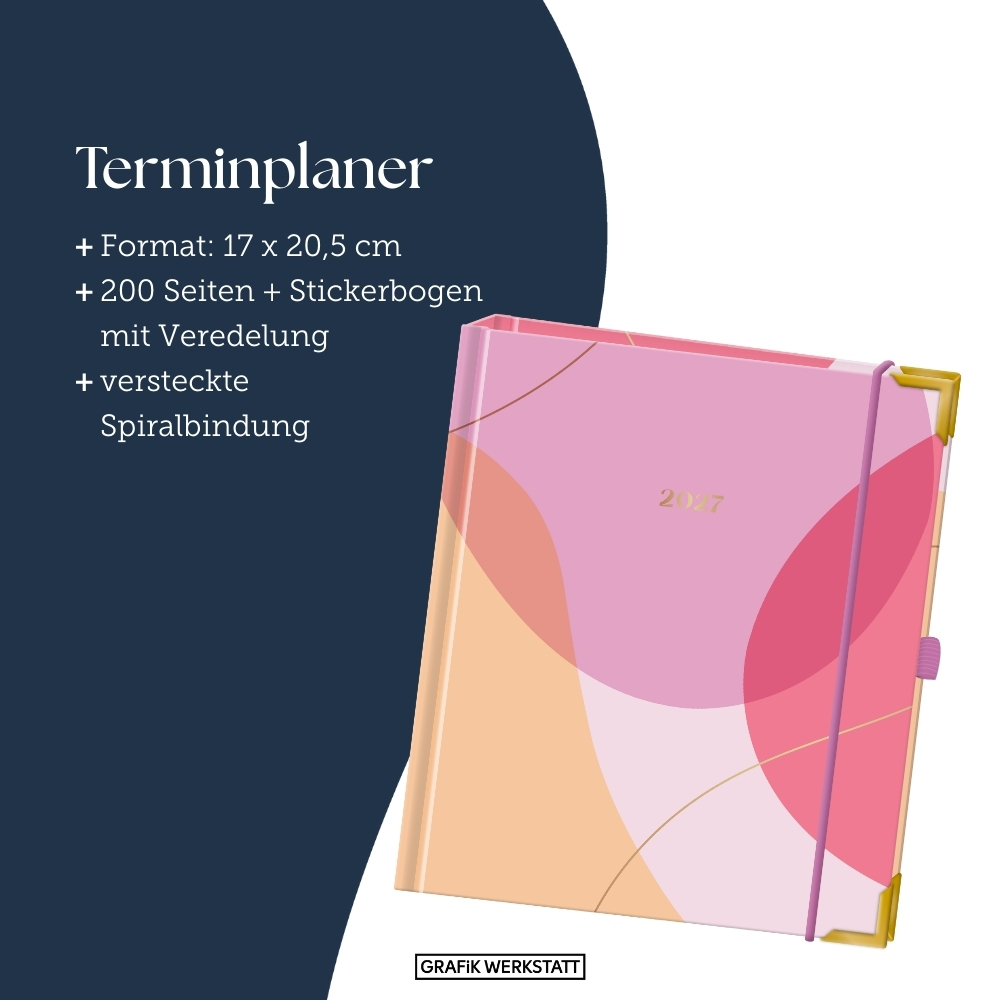 Weitere Ansicht: Terminplaner A5 Premium 2027 Kreise