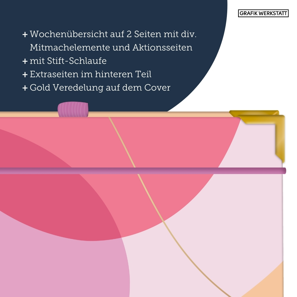 Weitere Ansicht: Terminplaner A5 Premium 2027 Kreise