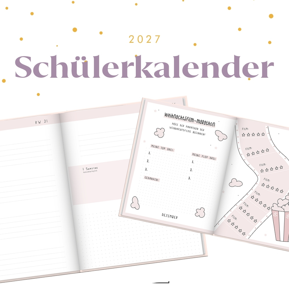 Weitere Ansicht: Schülerkalender 2026 / 2027 Das wird mein Jahr