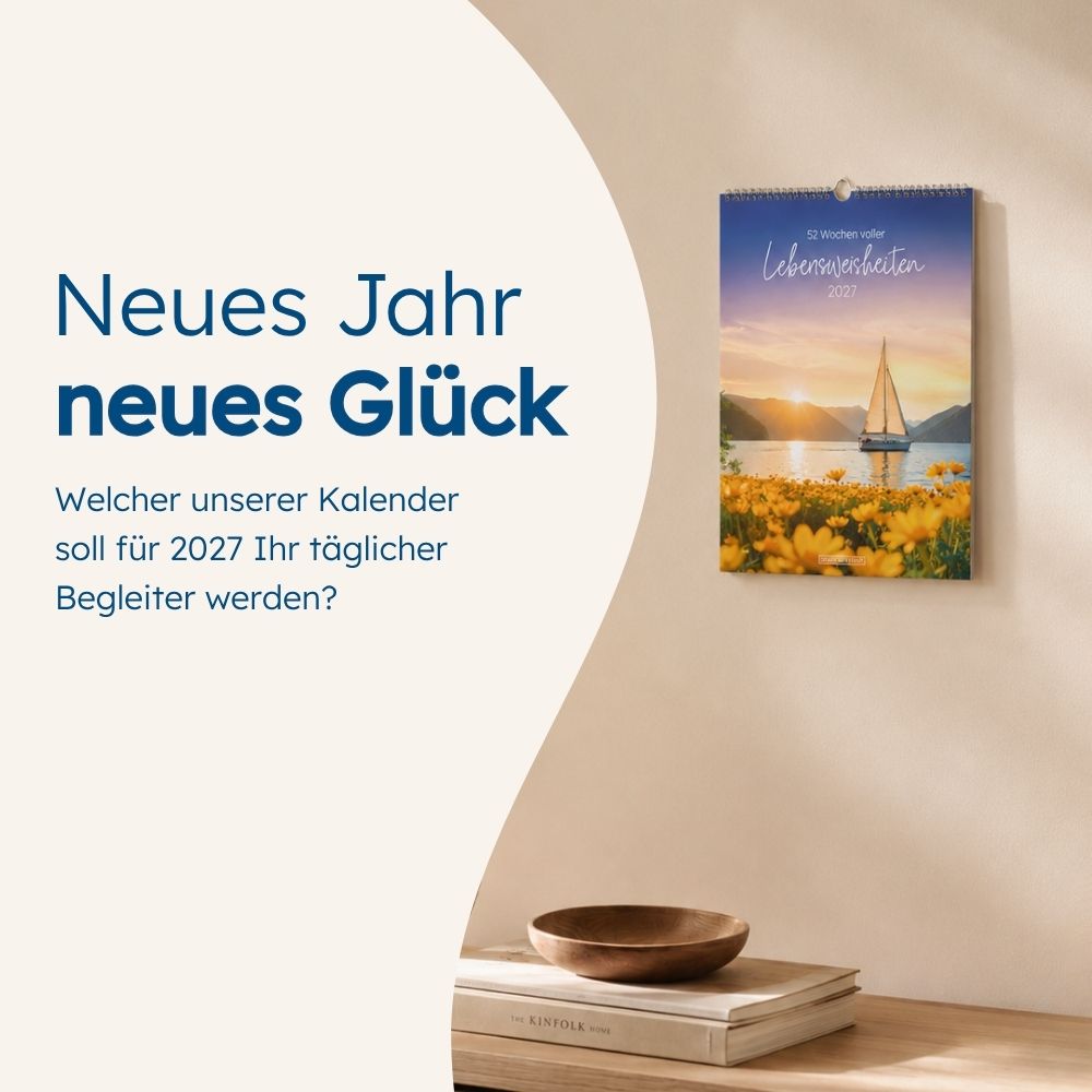Weitere Ansicht: Wochenkalender 2027 LebensWeisheiten