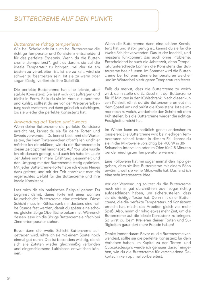 Weitere Ansicht: Buttercreme | Amelie Thies