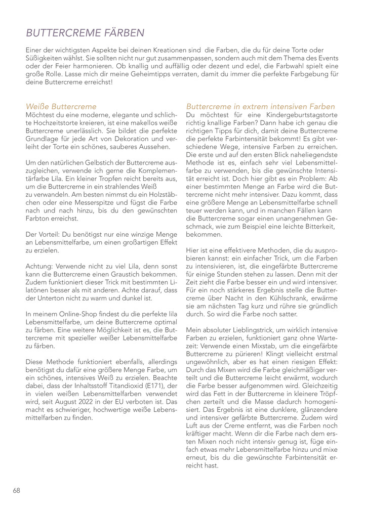 Weitere Ansicht: Buttercreme | Amelie Thies