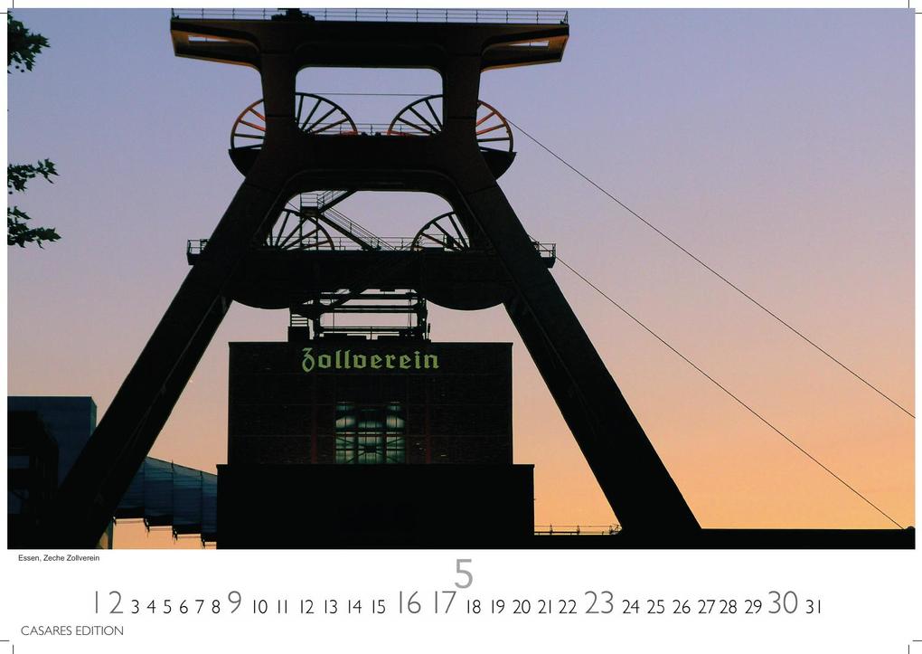Weitere Ansicht: Ruhrgebiet Kalender 2027 - Wandkalender | Fotokalender Deutschland 24x35cm - beeindruckende Bilder von Zechen, Skylines & Landmarken, Düsburg, Essen,Bochum, Dortmund