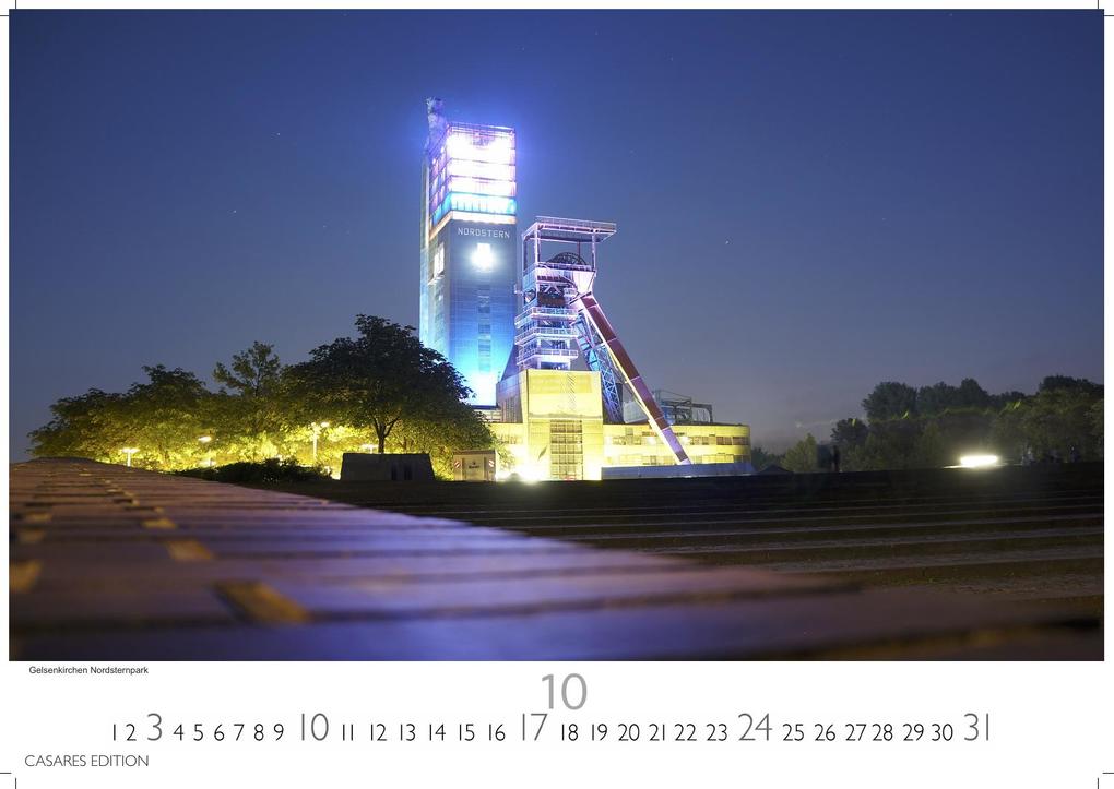 Weitere Ansicht: Ruhrgebiet Kalender 2027 - Wandkalender | Fotokalender Deutschland 24x35cm - beeindruckende Bilder von Zechen, Skylines & Landmarken, Düsburg, Essen,Bochum, Dortmund