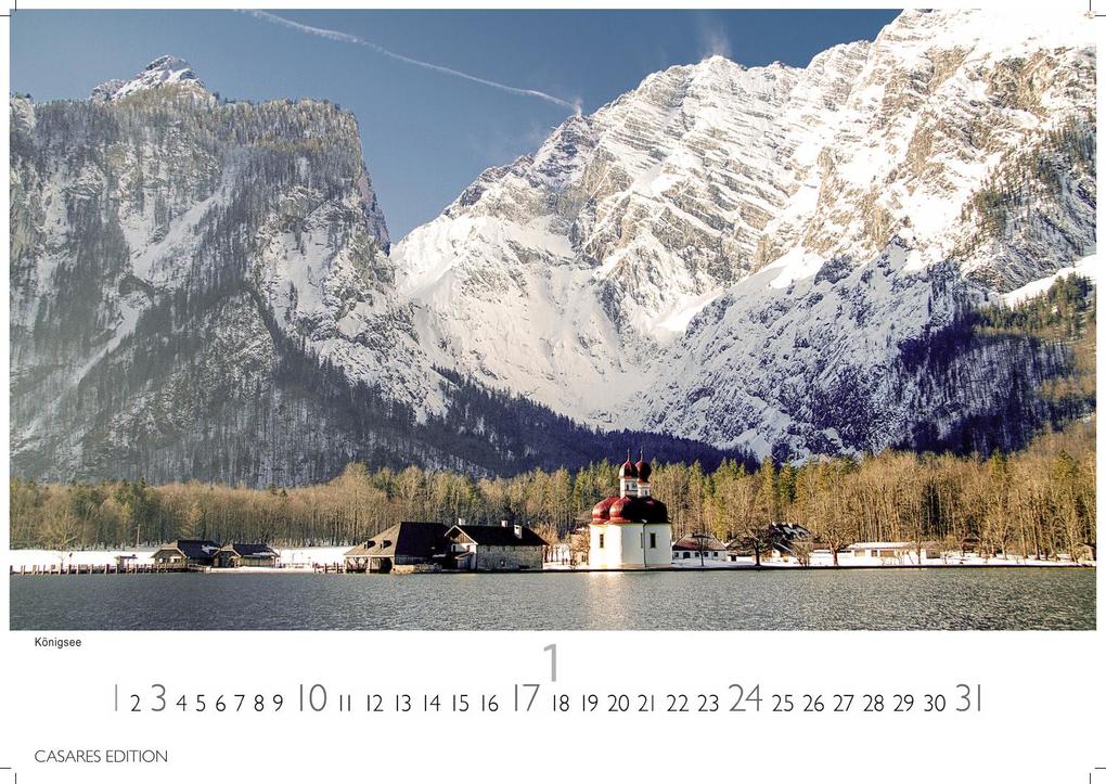 Weitere Ansicht: Oberbayern Kalender 2027 - Wandkalender | Fotokalender Deutschland 50x35cm - faszinierende Natur, Berge & Brauchtum, Alpenkalender