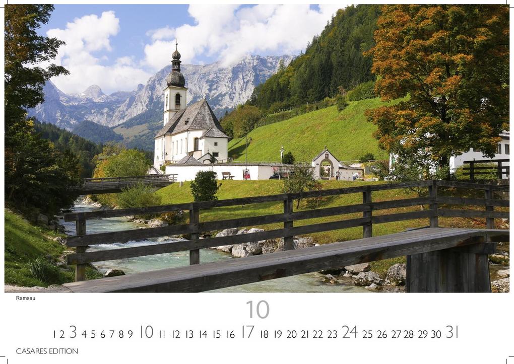 Weitere Ansicht: Oberbayern Kalender 2027 - Wandkalender | Fotokalender Deutschland 50x35cm - faszinierende Natur, Berge & Brauchtum, Alpenkalender