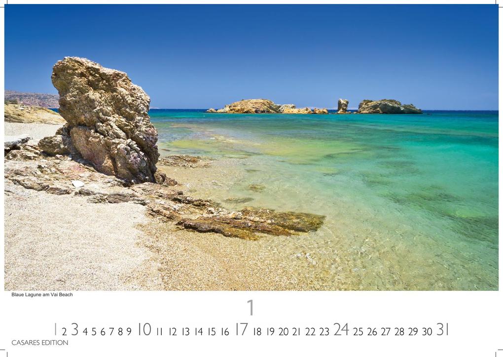 Weitere Ansicht: Kreta Kalender 2027 - Wandkalender | Fotokalender Griechenland 24x35cm - . mit 12 atemberaubenden Fotos von Kreta.
