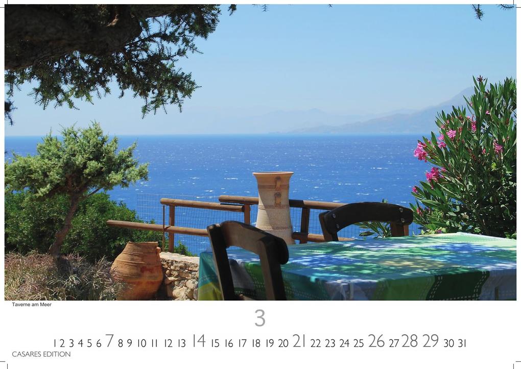 Weitere Ansicht: Kreta Kalender 2027 - Wandkalender | Fotokalender Griechenland 24x35cm - . mit 12 atemberaubenden Fotos von Kreta.