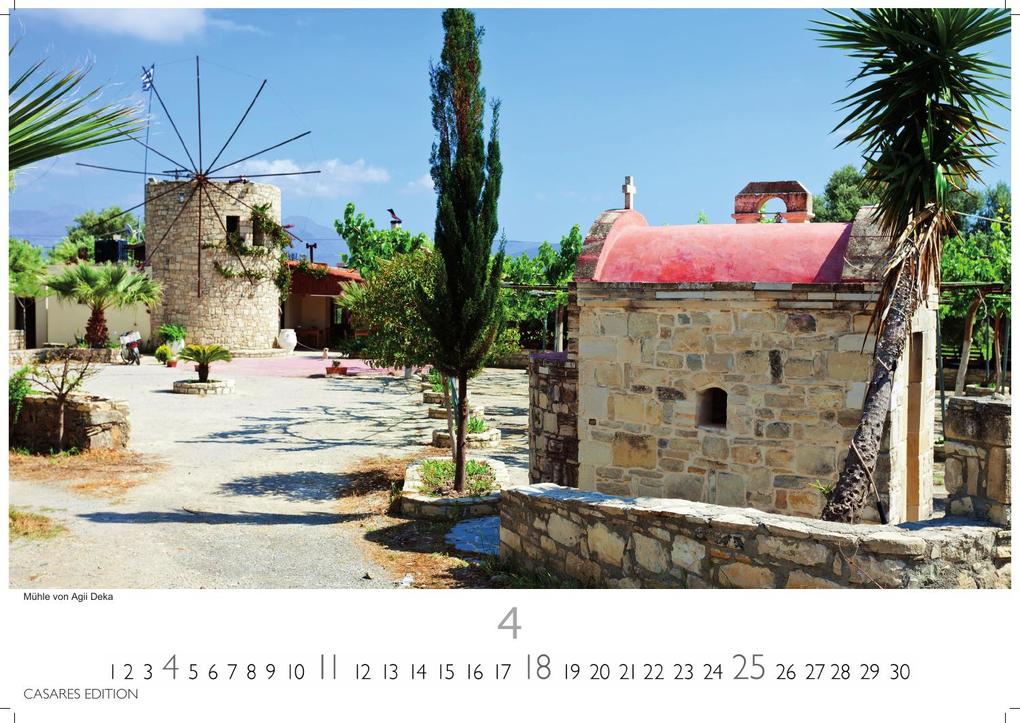 Weitere Ansicht: Kreta Kalender 2027 - Wandkalender | Fotokalender Griechenland 24x35cm - . mit 12 atemberaubenden Fotos von Kreta.