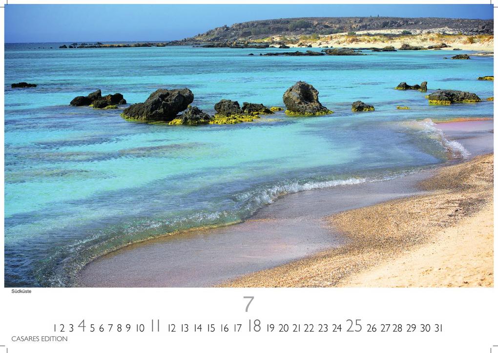 Weitere Ansicht: Kreta Kalender 2027 - Wandkalender | Fotokalender Griechenland 24x35cm - . mit 12 atemberaubenden Fotos von Kreta.