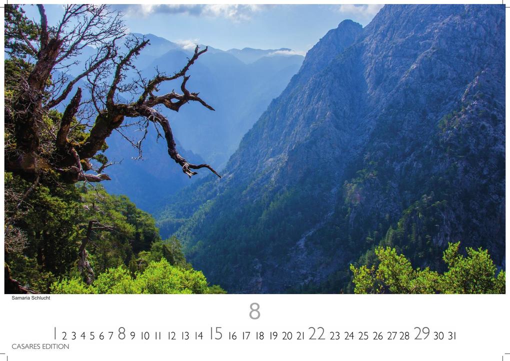 Weitere Ansicht: Kreta Kalender 2027 - Wandkalender | Fotokalender Griechenland 24x35cm - . mit 12 atemberaubenden Fotos von Kreta.