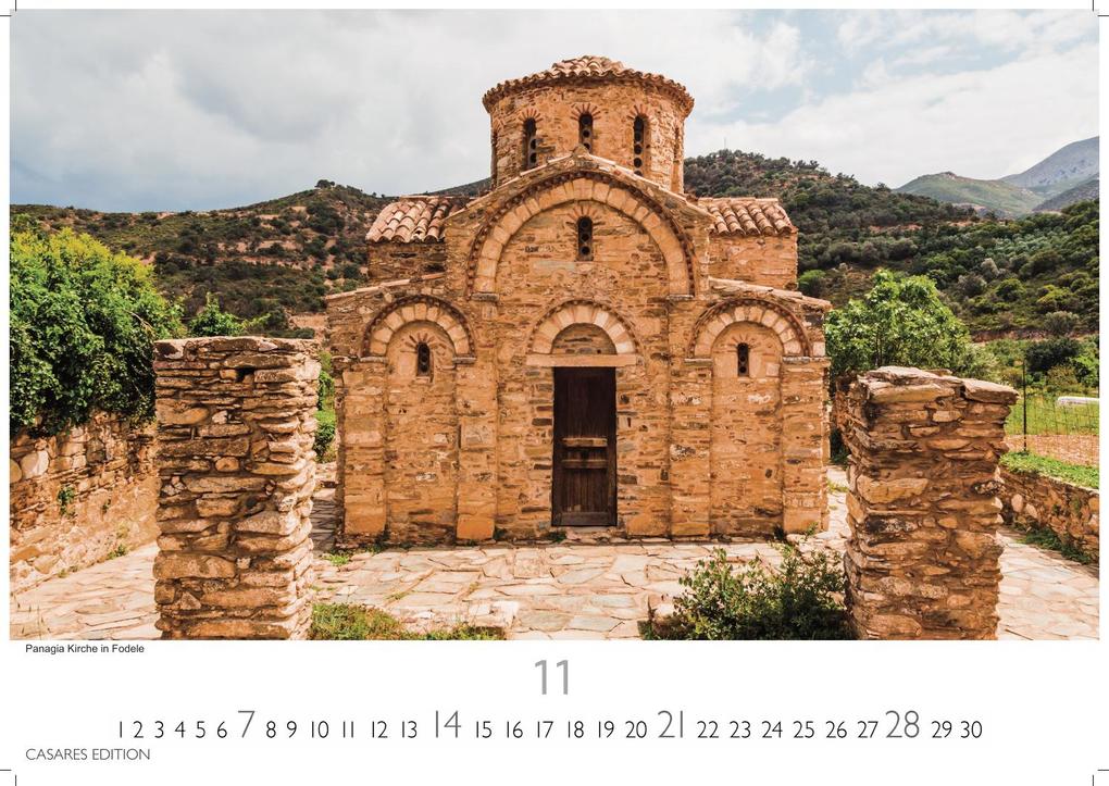 Weitere Ansicht: Kreta Kalender 2027 - Wandkalender | Fotokalender Griechenland 24x35cm - . mit 12 atemberaubenden Fotos von Kreta.