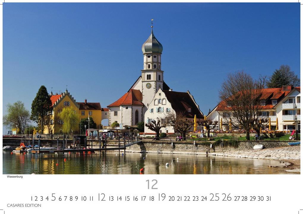 Weitere Ansicht: Bodensee Kalender 2027 - Wandkalender | Fotokalender Deutschland 24x35cm Natur und Kultur rund um den Bodensee - 12 eindrucksvolle Bilder von Seeidylle, Alpenblick und Uferstimmung