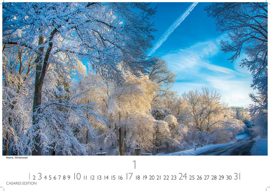 Weitere Ansicht: New England Kalender 2027 - Wandkalender | Fotokalender Nordamerika 24x35cm 12 beeindruckende Fotos dieser Region in Spitzenqualität.