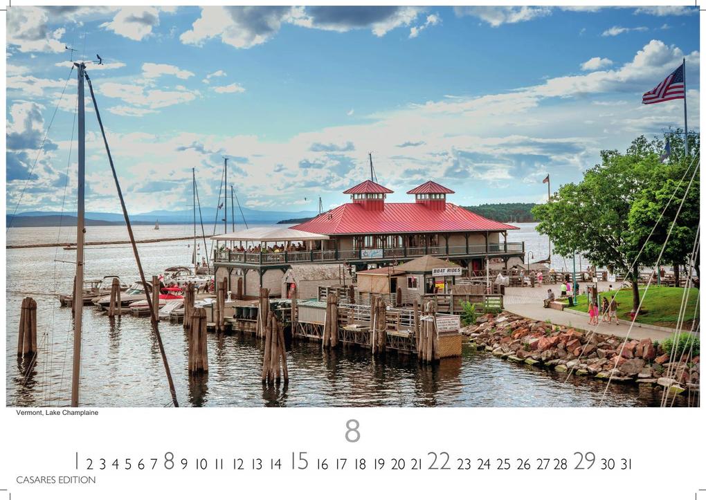 Weitere Ansicht: New England Kalender 2027 - Wandkalender | Fotokalender Nordamerika 24x35cm 12 beeindruckende Fotos dieser Region in Spitzenqualität.