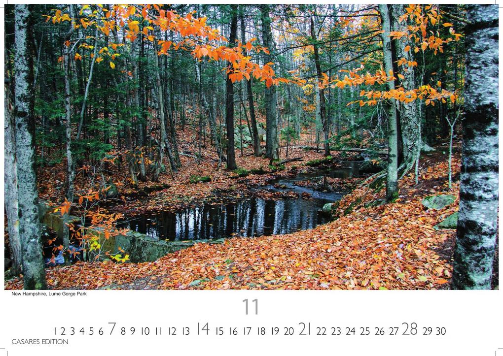 Weitere Ansicht: New England Kalender 2027 - Wandkalender | Fotokalender Nordamerika 24x35cm 12 beeindruckende Fotos dieser Region in Spitzenqualität.