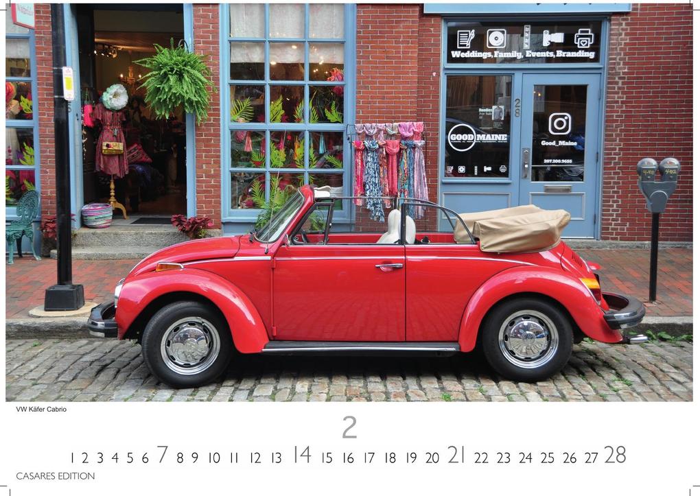 Weitere Ansicht: German Classic Cars Kalender 2027 - Wandkalender | Fotokalender Oldtimer 24x35 cm - deutsche Oldtimer - Meisterwerke deutscher Automobilgeschichte