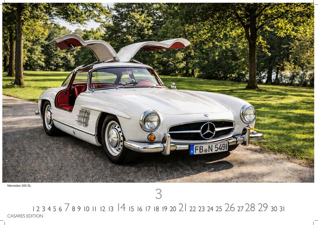 Weitere Ansicht: German Classic Cars Kalender 2027 - Wandkalender | Fotokalender Oldtimer 24x35 cm - deutsche Oldtimer - Meisterwerke deutscher Automobilgeschichte