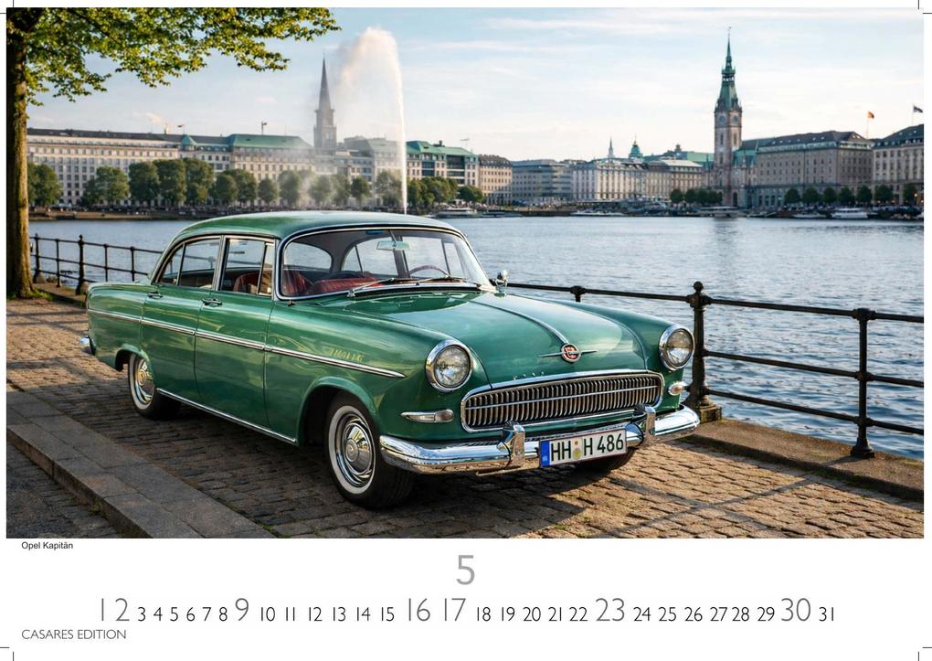 Weitere Ansicht: German Classic Cars Kalender 2027 - Wandkalender | Fotokalender Oldtimer 24x35 cm - deutsche Oldtimer - Meisterwerke deutscher Automobilgeschichte