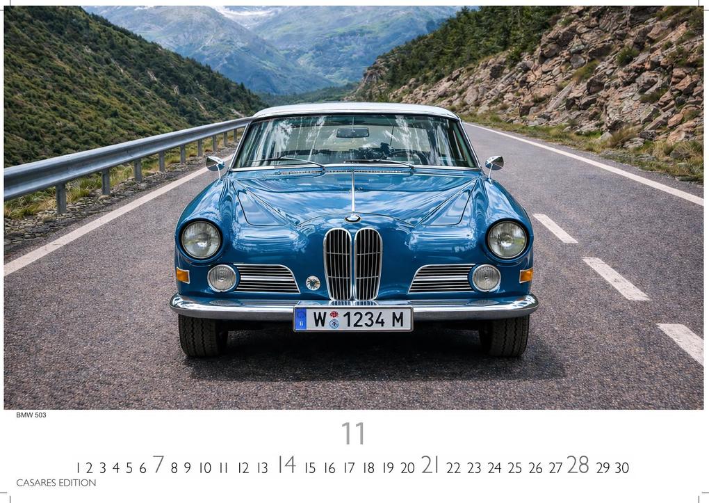 Weitere Ansicht: German Classic Cars Kalender 2027 - Wandkalender | Fotokalender Oldtimer 24x35 cm - deutsche Oldtimer - Meisterwerke deutscher Automobilgeschichte