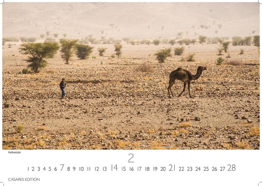 Weitere Ansicht: Marokko Kalender 2027 - Wandkalender | Fotokalender Afrika 24x35 cm - Hochwertiger . für das Jahr 2027 - mit beeindruckenden Bildern aus Marokko. | H. W. Schawe